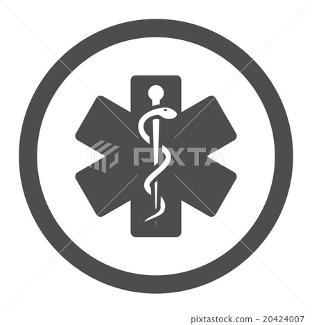 Life Star Circled Vector Icon Life Star Circled Vector Icon 20424007