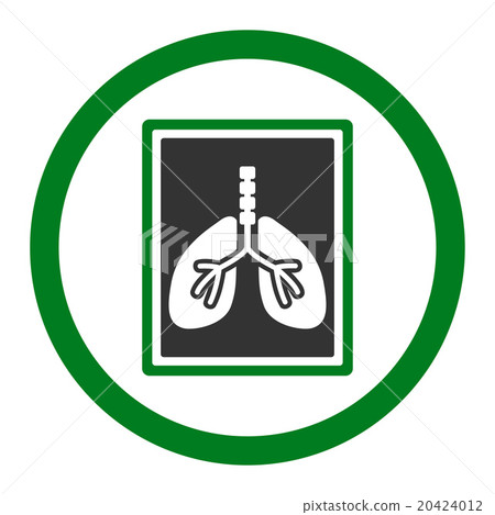 Lungs X-Ray Photo Rounded Vector Icon Lungs X-Ray Photo Rounded Vector Icon 20424012