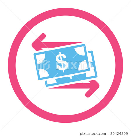 Money Exchange Rounded Vector Icon 20424299