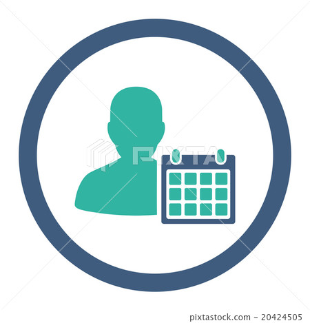 Patient Calendar Rounded Vector Icon 20424505