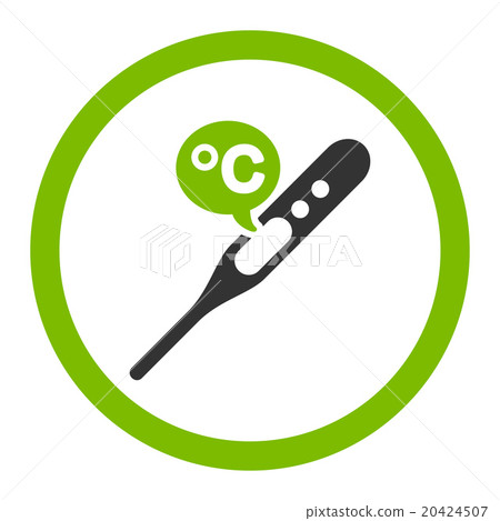 Celsius Temperature Rounded Vector Icon 20424507