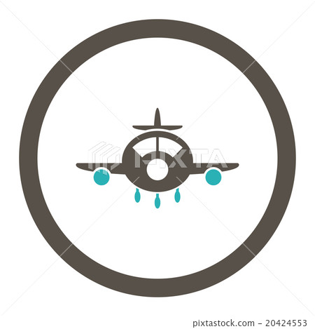 Aircraft Rounded Vector Icon Aircraft Rounded Vector Icon 20424553