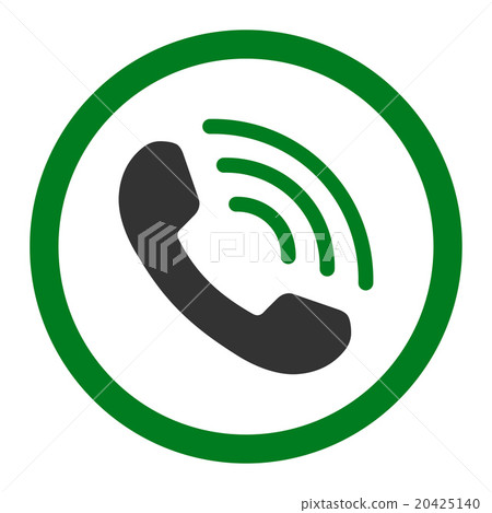 Phone Call Rounded Vector Icon Phone Call Rounded Vector Icon 20425140