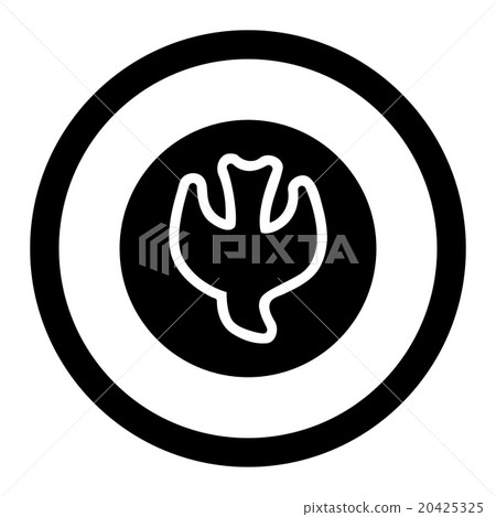 Falling Soul Circled Vector Icon Falling Soul Circled Vector Icon 20425325