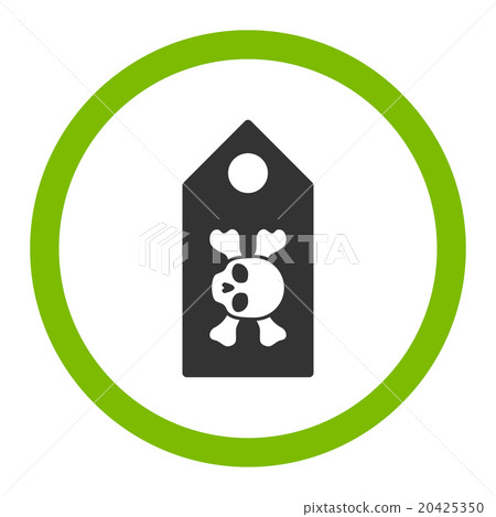 Death Label Rounded Vector Icon Death Label Rounded Vector Icon 20425350