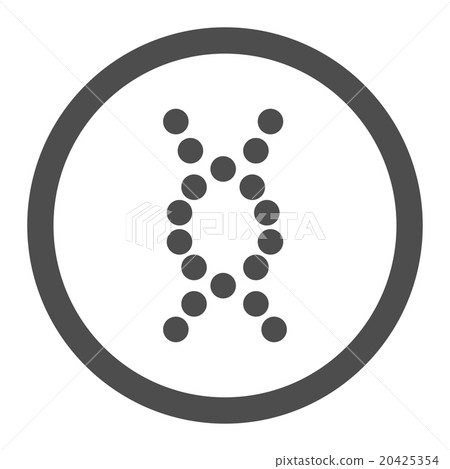 DNA Helix Rounded Vector Icon DNA Helix Rounded Vector Icon 20425354