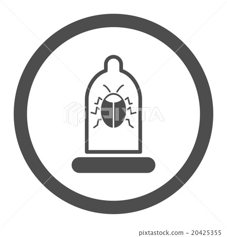 Bug Protection Circled Vector Icon Bug Protection Circled Vector Icon 20425355