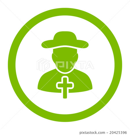 Cleric Rounded Vector Icon 20425396
