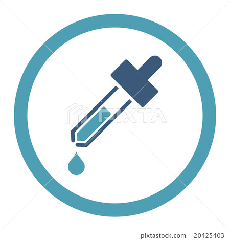 Dropper Rounded Vector Icon 20425403