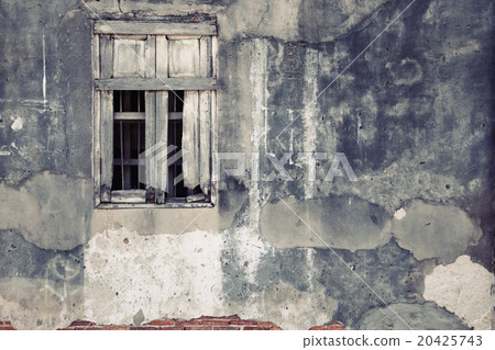 old window in an ancient brick wall old window in an ancient brick wall 20425743