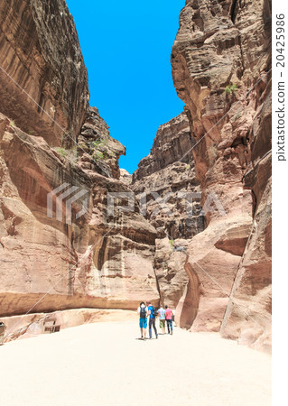 The Siq, the narrow slot-canyon 20425986
