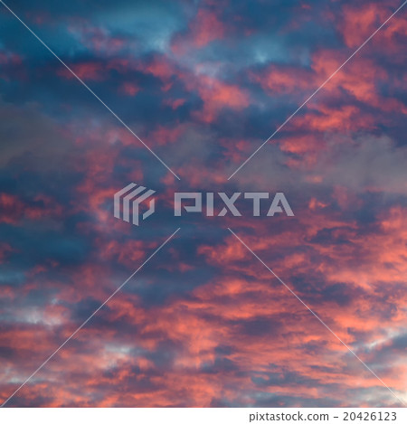 Abstract blurred dramatic clouds sky background 20426123