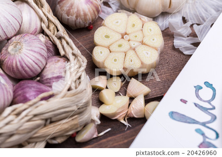 fresh spices on a desk 20426960