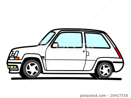 緊湊型車白色 20427338