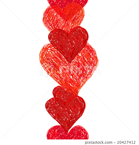 Hand drawn hearts Hand drawn hearts 20427412