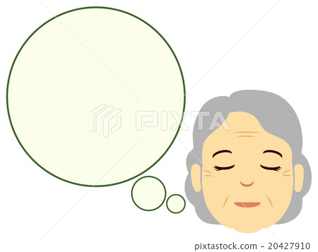 Balloons and grandma's face 20427910