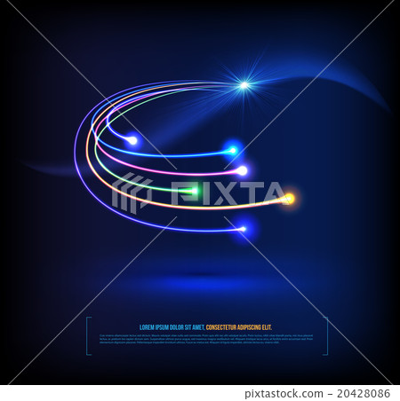 Optical fibers communication concept Optical fibers communication concept 20428086