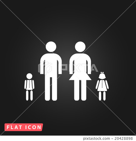 Simple family icon Simple family icon 20428898