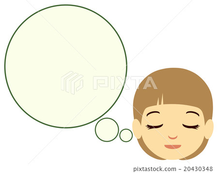 Balloons and girls face 20430348