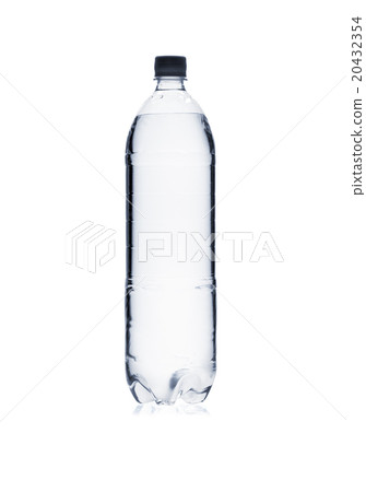 Silhouette of plastic water bottle isolated Silhouette of plastic water bottle isolated 20432354