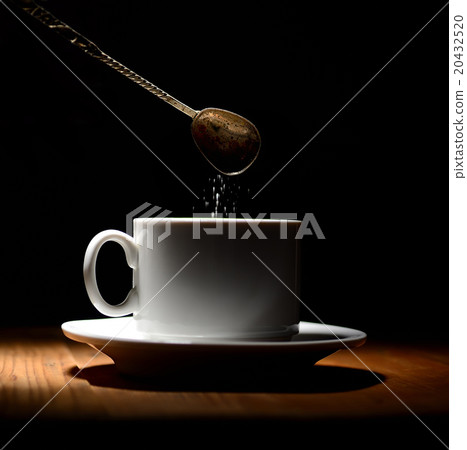 coffee cup on a black background 20432520