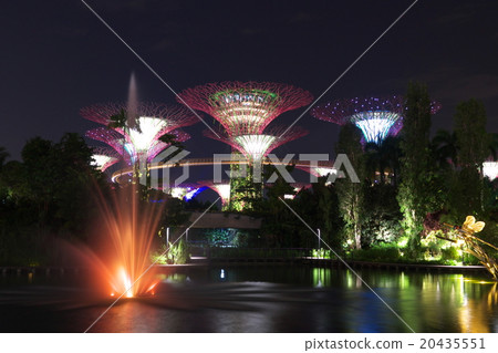 Night view of Gardens by the Bay 20435551
