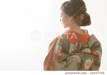 和服 樂隊 長袖和服 20437748