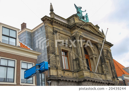 Facade of Teylers Museum in Haarlem  20439244