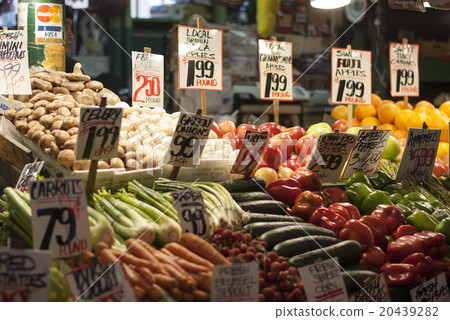 Pike Place Market Vegetable stall Pike Place Market Vegetable stall 20439282