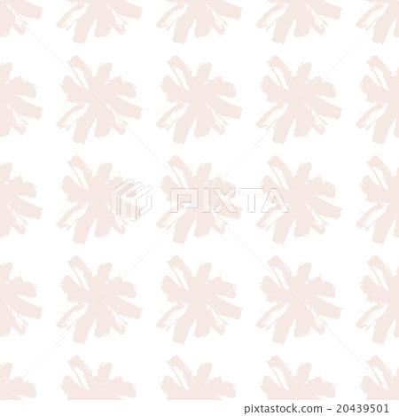 Floral seamless pattern of stroke chamomile 20439501