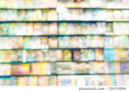 Blurred book store for use as background 20439894