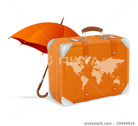 illustration of traveling element baggage and 20440916