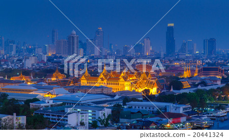 Grand Palace at twilight Bangkok, Thailand 20441324