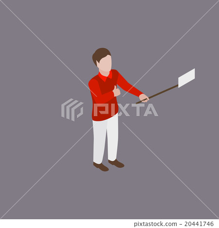 man making selfie man making selfie 20441746