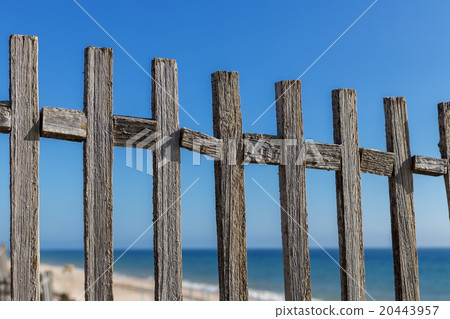 Antique wooden fence. 20443957