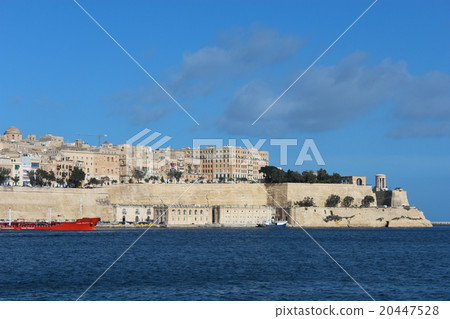 瓦萊塔看法從馬耳他Segurea的 20447528