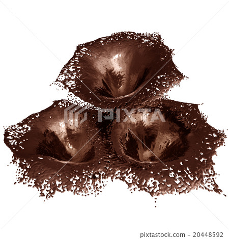 Hot Chocolate Splash closeup . Hot Chocolate Splash closeup . 20448592
