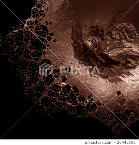 Hot Chocolate Splash closeup . Hot Chocolate Splash closeup . 20448596