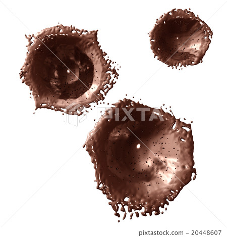 Hot Chocolate Splash closeup . Hot Chocolate Splash closeup . 20448607