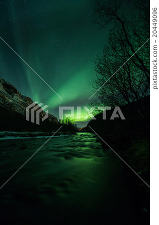 Aurora borealis (Northern Lights) in Norway Aurora borealis (Northern Lights) in Norway 20449096