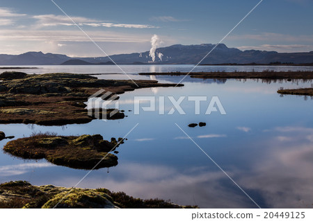 Icelandic nature outdoors  Silfra geothermal plant 20449125