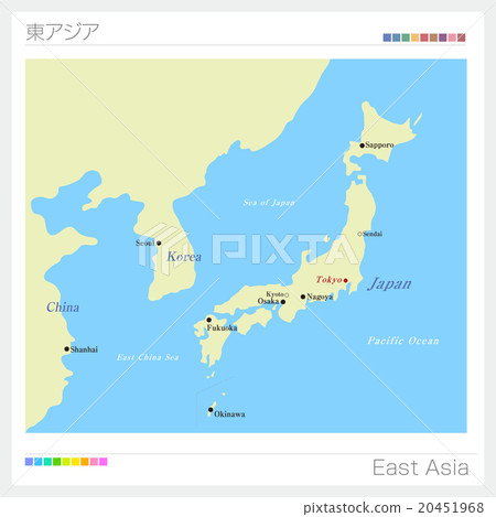 East Asia · Map 20451968