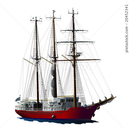 Sailing boat (red) 20452341