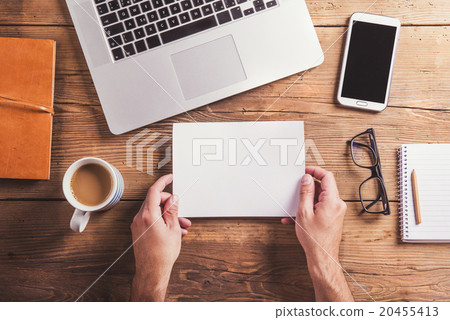 Stock Photo: Office desk composition