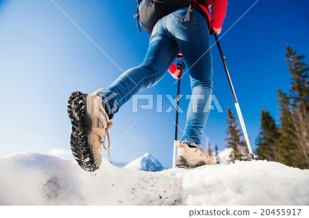 Young woman on a hike 20455917