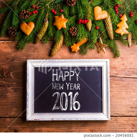 Happy new year composition 20456081