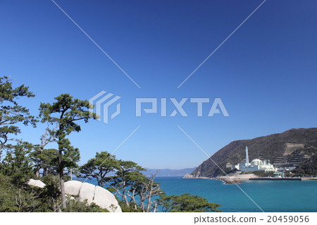 Monju Looking from Mongasaki (Fukui Prefecture Shiga City Fast Breeder Reactor) 20459056