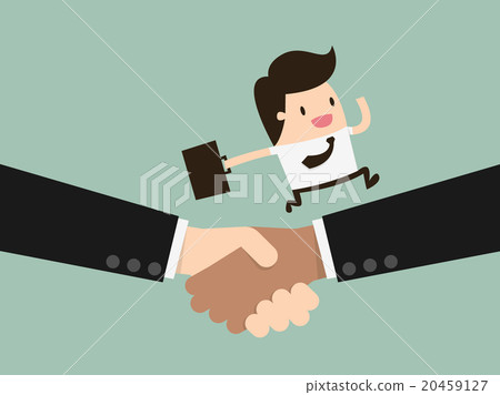 Business handshake and business people 20459127