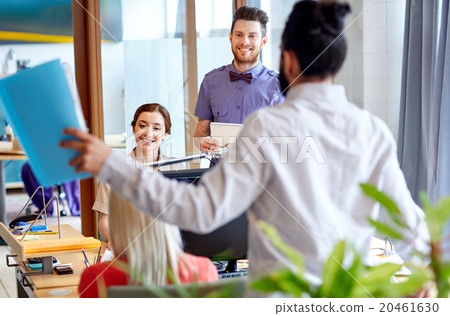 happy creative team in office 20461630