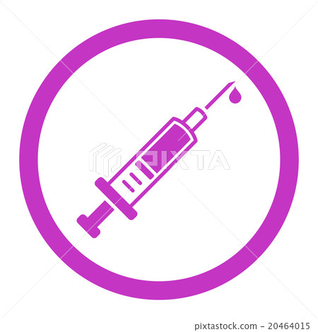 Vaccination Rounded Vector Icon Vaccination Rounded Vector Icon 20464015